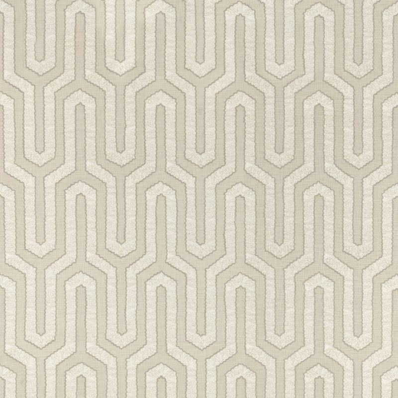 Homes & Gardens III Santiago 100% Cotton Performance Fabric, Stone
