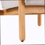 Fauteuil d'appoint moelleux beige foncé avec structure en bois massif Scott Scott-1998454012-1998454014