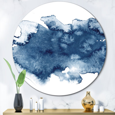 Abstract Classic Blue II - Unframed Print on Metal