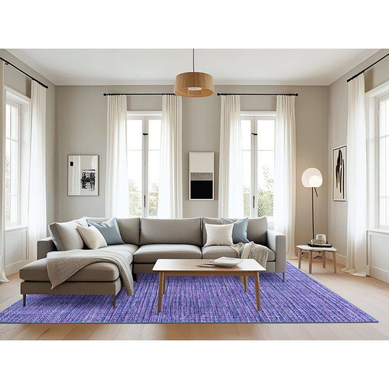 Geometric Indoor Rug, Rectangle 8' x 12'