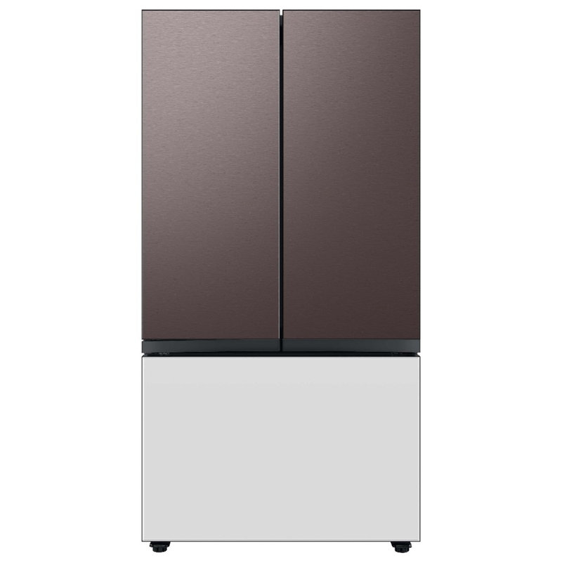 Samsung 24 cu. ft. Smart Bespoke 3-Door French-Door Refrigerator with Customizable Panel Colors and AutoFill Water Pitcher in Custom Panel-Ready