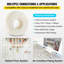PEX Tubing, Non Oxygen Barrier White PEX-B Pipe, Flexible PEX Water Line for RV Sewer Hose, Plumbing, Radiant Heating