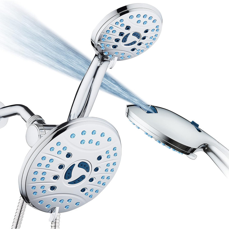 Dual Shower Head 2.5 GPM GPM, Chrome