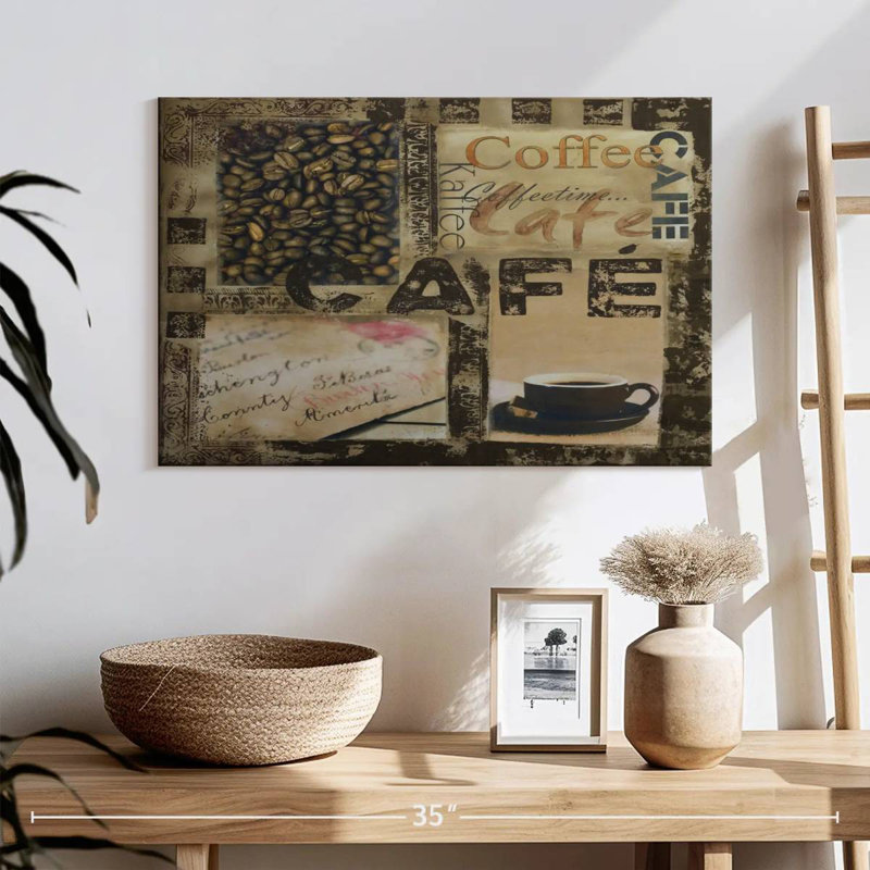 Yarlin Cafe Collage, 16" H x 24" W