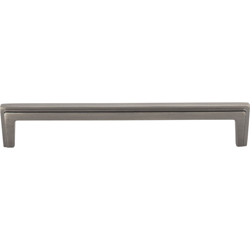 Lexa Bar Pull, Brushed Pewter, 3 3/4"