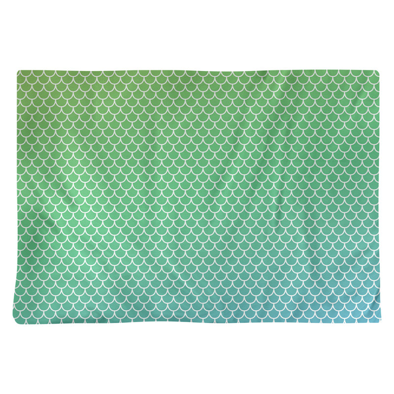 Napperon en coton 18 po Katelyn Elizabeth, Jaune/Vert/Bleu