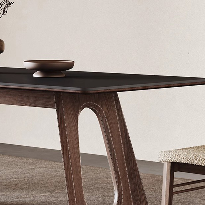 Light Luxury Retro Dining Table Sets., 29.53"H x 62.99"L x 31.5"W