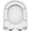 Siège de toilette rond assez fermé