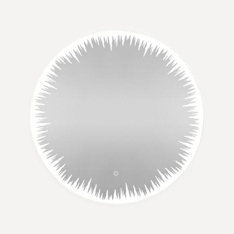 Miroirs DEL Flame 24 ", H 24 po x l 24 po