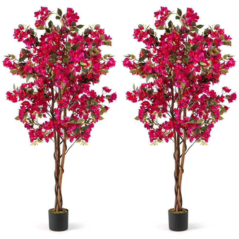 Bougainvillée artificiel 6 pi avec 610 fleurs, 2