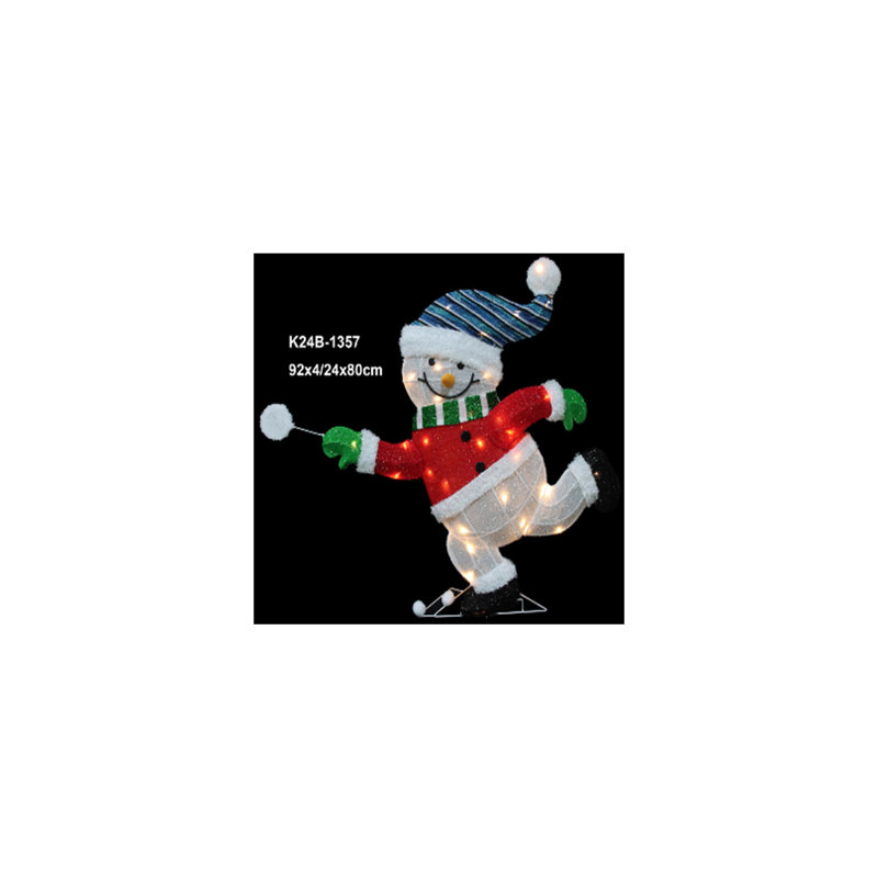 Décoration de Noël en tissu pour l'extérieur