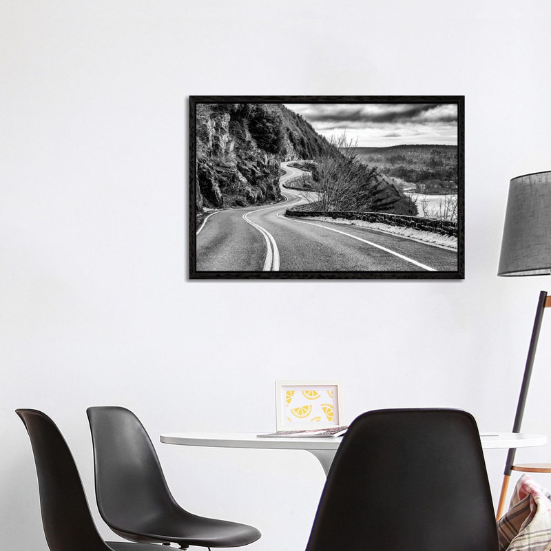 Bends II by David Gardiner - Print on Canvas, Black Framed, 66.04 cm H x 45.72 cm W