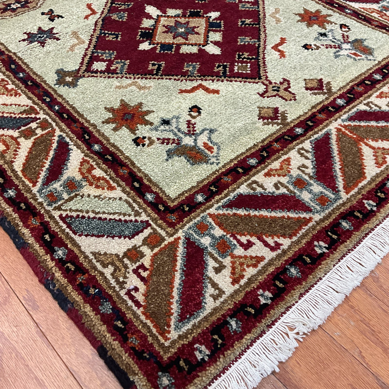  Tapis en laine fait à la main Kazak
