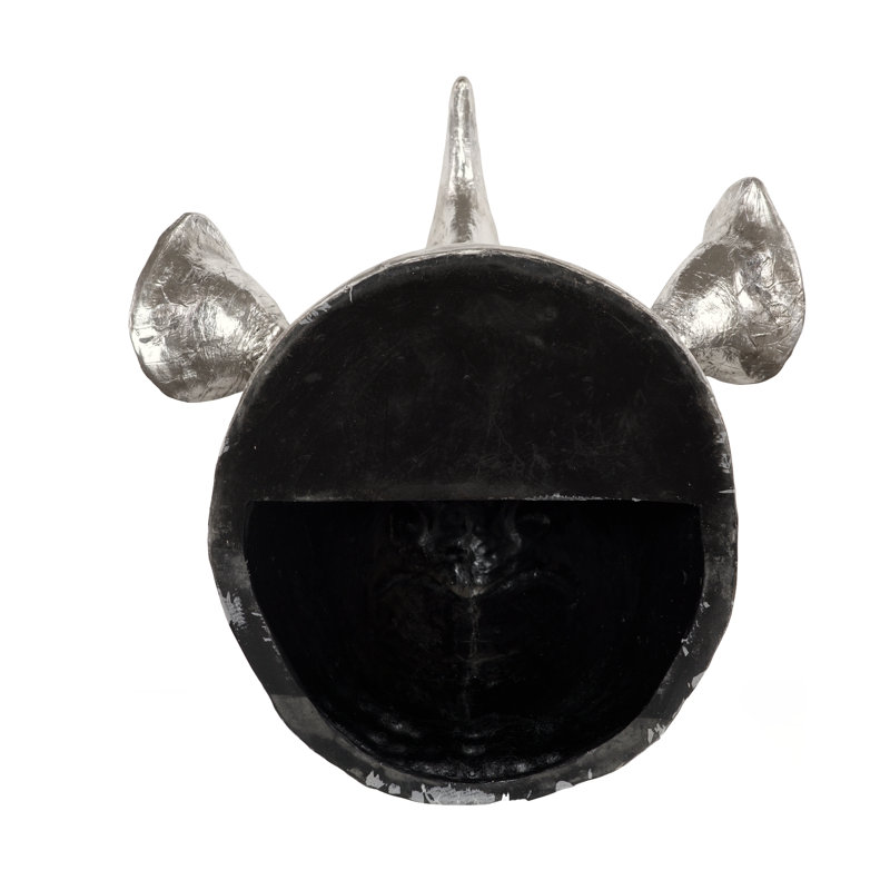Animals Rhino Wall Décor, Silver