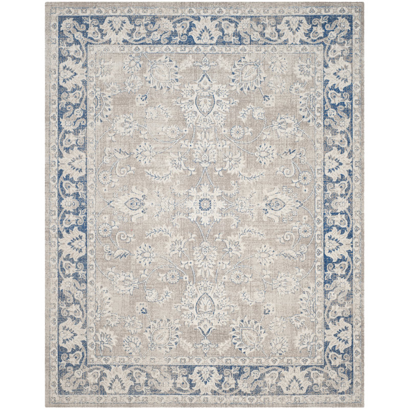 Tapis taupe Amiri, Rectangle 6 pi 7 po x 9 pi