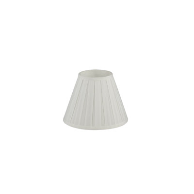 19cm H Polyester Empire Lamp Shade ( Clip On ) in White