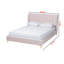 Lit plateforme grand capitonné Jacqeuline-1198991569