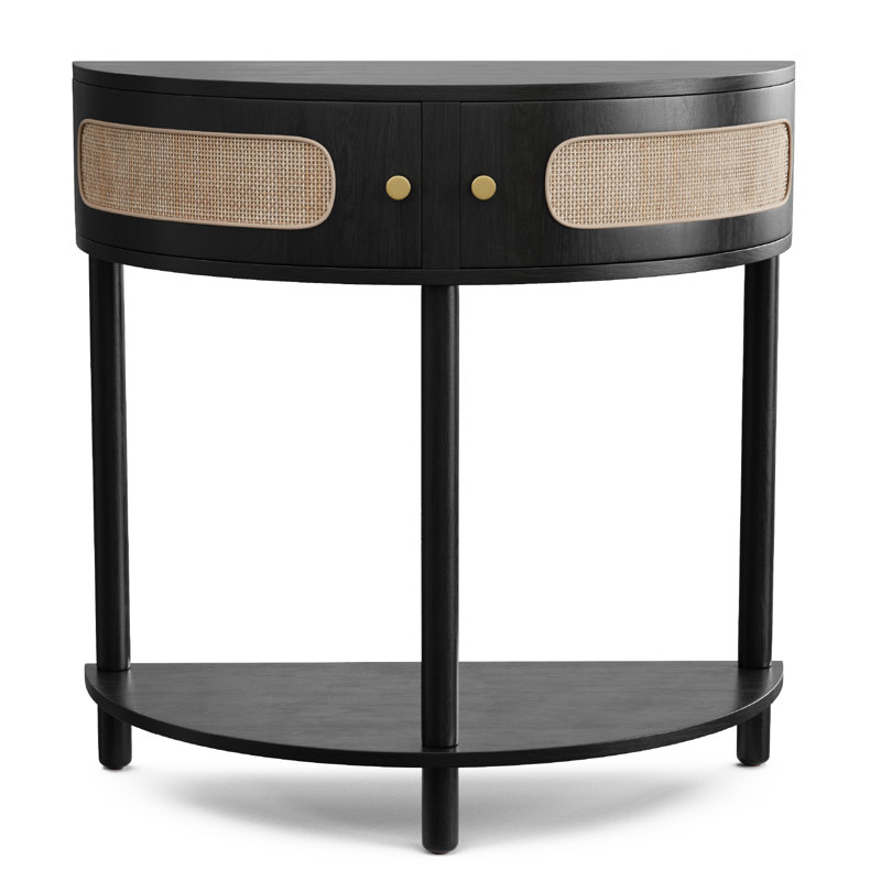 Alieen 31.9'' Console Table, Black