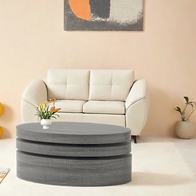 Table basse rotative au design unique