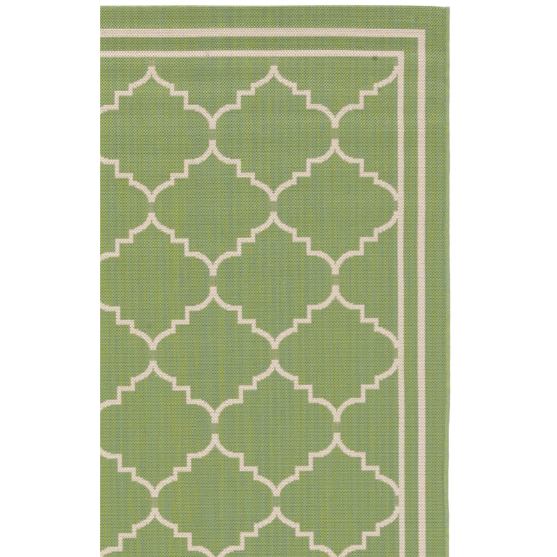 Herefordshire Performance Geometric Indoor/Outdoor Area Rug, Square 6'7"