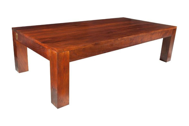Oxford Solid Wood Solid Wood Coffee Table, H40 x L120 x W75cm, Nougat