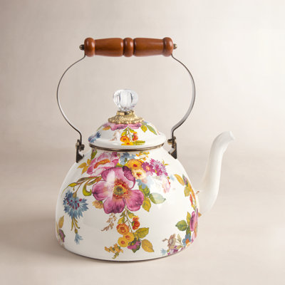 MacKenzie-Childs Flower Market 3qt Kettle