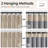 100% Blackout Curtains Thermal Insulated Drapes Faux Linen Pinch Pleated Privacy Window Panels with 20 Hooks for Bedroom & Living Room (Set of 2) -1952807663-1952807650