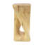 Table d'appoint Twist Shape, décoration décorative pour l'intérieur et l'extérieur, béton léger, texture semblable au bois, couleur naturelle, patio, balcon, côté piscine, sans assemblage, hauteur de 26,8 po, dimensions de 12,5 po-518703178-518703179