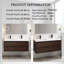 Ensemble de meuble-lavabo mural double 48 po Selbin