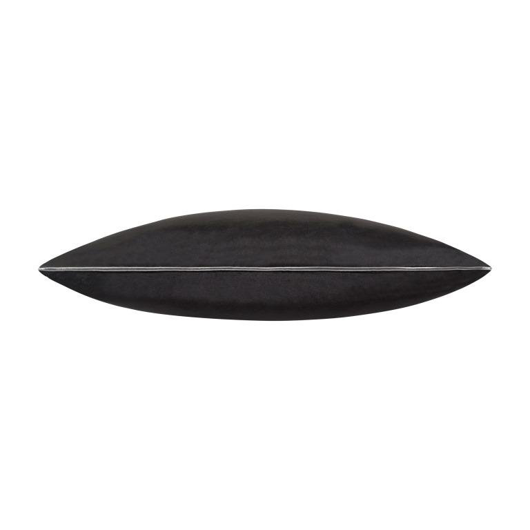 Noah Velvet Square Pillow Cover & Insert, Black