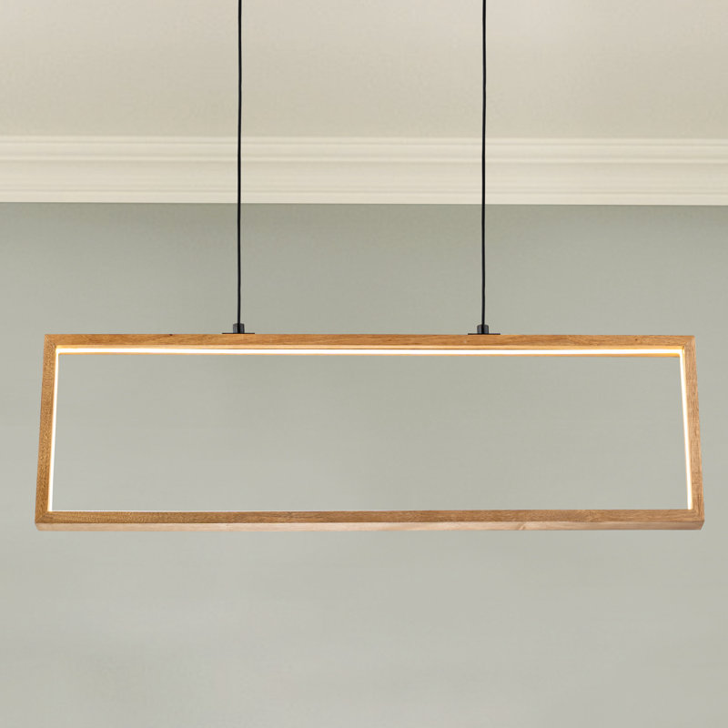 Azeneth - Light Natural LED Square/Rectangle Pendant