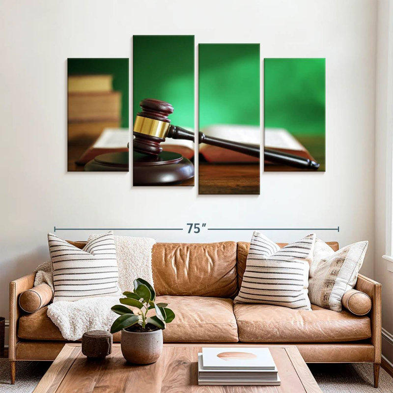 Alcaraz Legal Justice, 48" H x 75" W