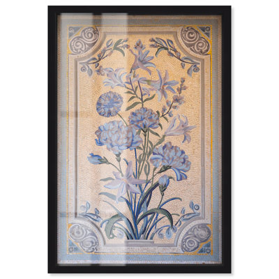 «Azure Bouquet Floral Art Shadowbox» par Art Remedy