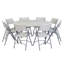 Table pliante circulaire en plastique 60 po-102335172