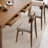 4 - Person Solid Wood Top Four Leg Dining Set-99853014