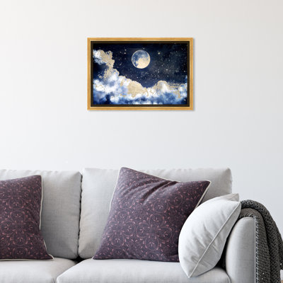 Astronomie et espace, châteaux dans le ciel, impression sur toile
