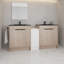 Freestanding Bathroom Cabinet (72 Inches), With Black Ceramic Sink And Storage Cabinet, Supported By Soft-close Doors, Fits Large-space Bathrooms