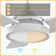 Brisa Smart Ceiling Fan with Remote, Light Kit Included, Works with Google Assistant, Amazon Alexa, and Siri Shortcuts.
