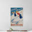 « snow training rétro », publicité sur toile tendue-26129692