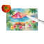 Hibiscus hawaïen avec aquarelle Hawaii