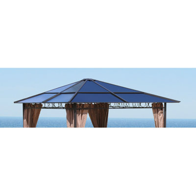 Cadwallader Dakota Fields Brown Plastic Roof for Gazebo