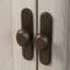 Armoire de rangement, finition brune