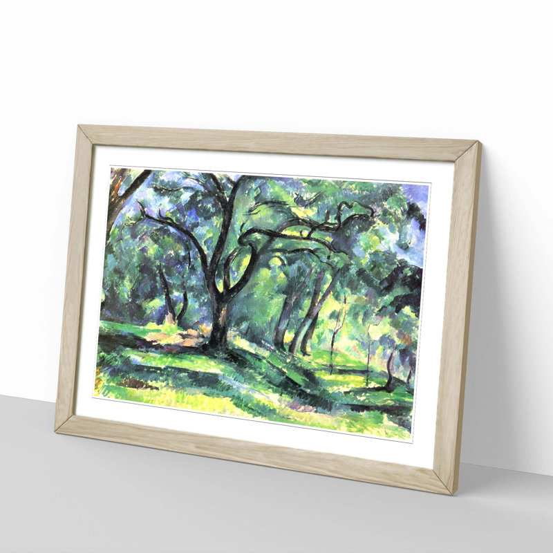 Paul Cezanne - Single Picture Frame Painting, Oak
