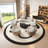 Semi-circular curved shaped movable corner sofa