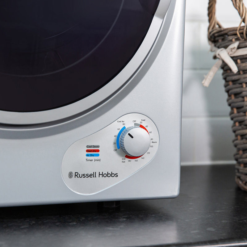 Russell Hobbs Rh3vtd800s 2.5kg Compact Vented Tumble Dryer In Silver