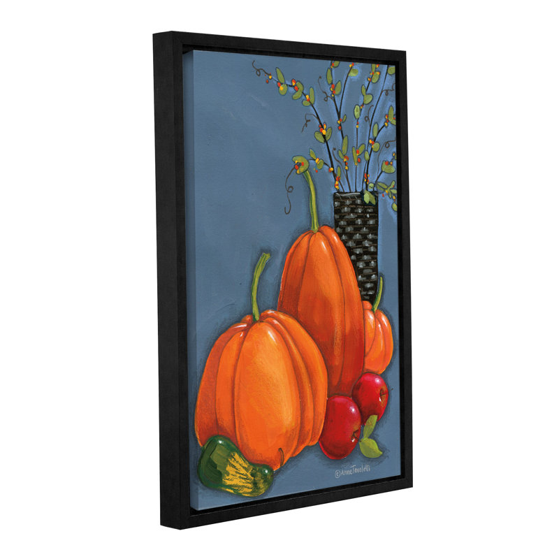 Bitter Sweet Painting Print on Wrapped Canvas, 18" H x 12" W x 2" D, Black Frame