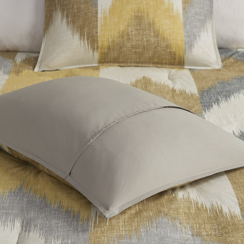 Ensembles de literie en polyester de qualité supérieure, conception moderne jaune pour la maison