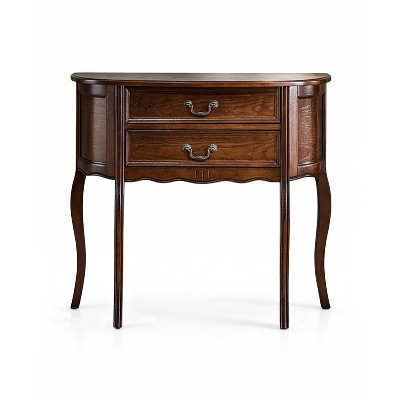 Console Retro, 31.5, Brun noyer