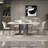 Light Luxury Marble Rectangular Dining Tables-104902380