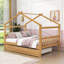 Lit de jour en bois avec lit gigogne simple, pieds et lattes-2080470888-2080470889